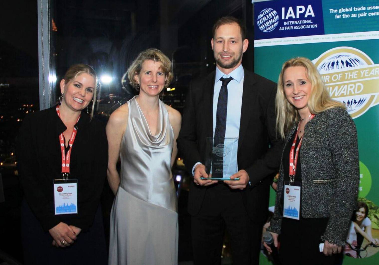 IAPA Au Pair of the Year 2016 announced at WETM-IAC: Congratulations Robert Isemer!