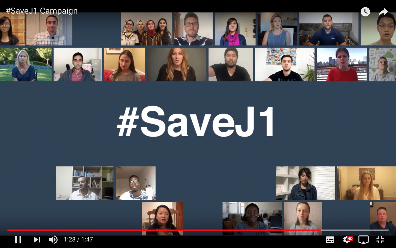 Alliance for Cultural Exchange releases #SaveJ1 Campaign Video