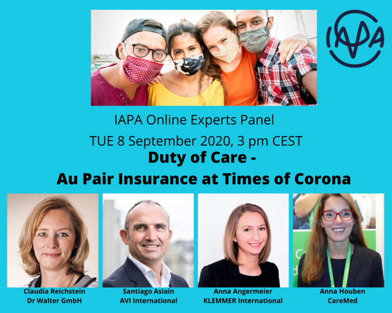 IAPA Online Experts Panel “Duty of Care Au Pair IAPA Online Experts Panel “Duty of Care Au Pair