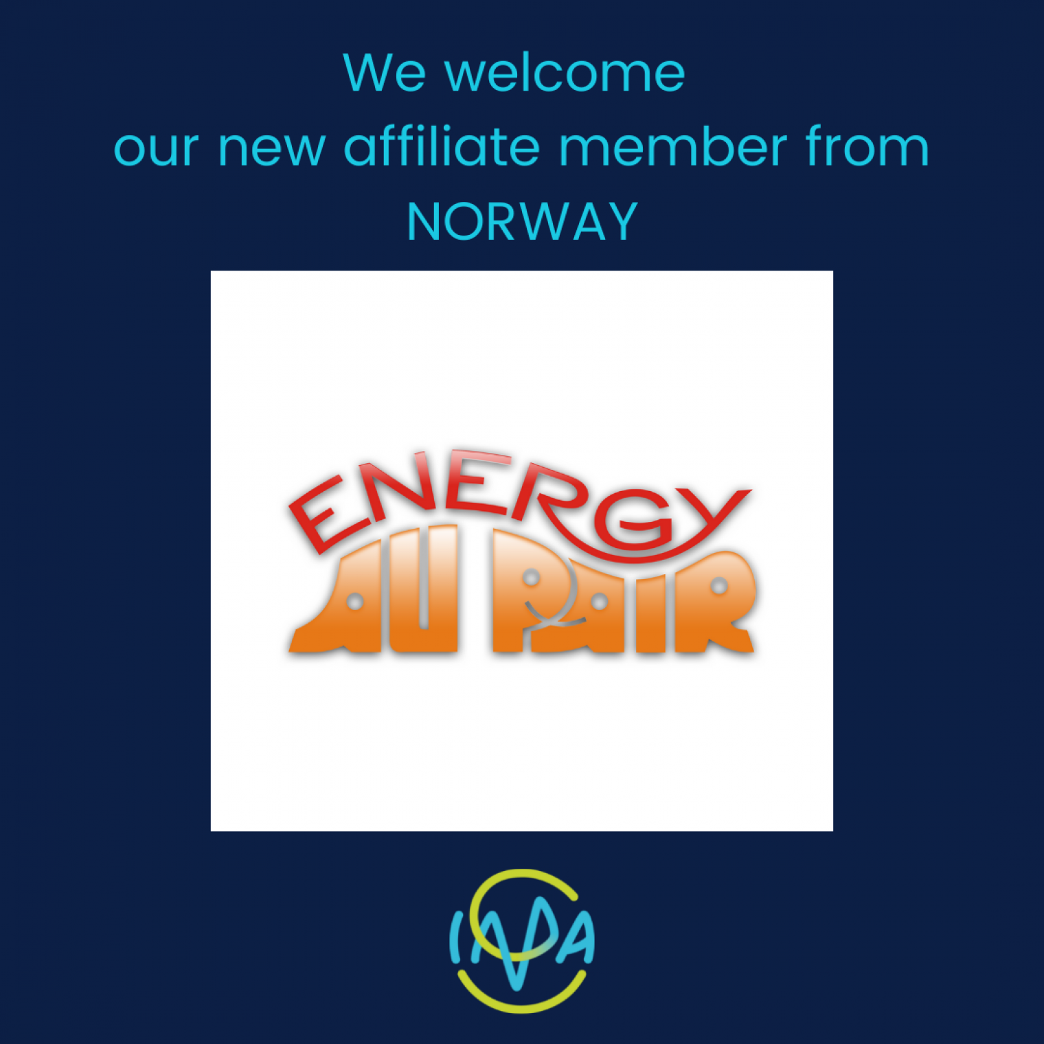 We welcome our new Affiliate Member – Energy Au Pair, Norway