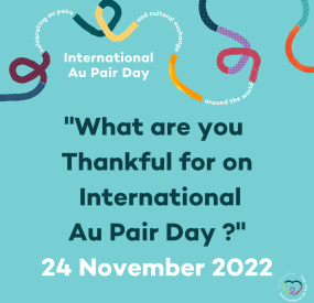 What are you thankful for on International Au Pair Day?
