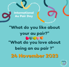 Share your message of support on International Au Pair Day on 24 November 2023